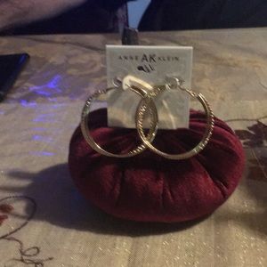 NWT Ak Hoop Earrings